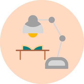 Table Lamp Vector Icon