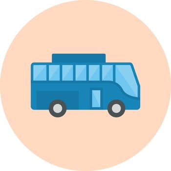 School Bus Vector Icon