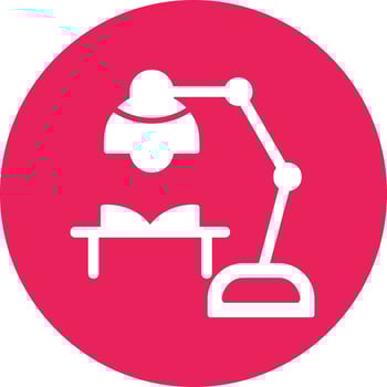 Table Lamp Vector Icon