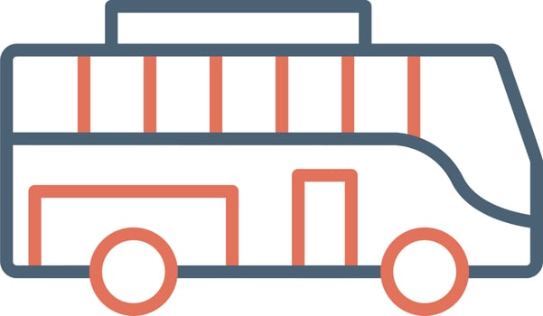 School Bus Vector Icon