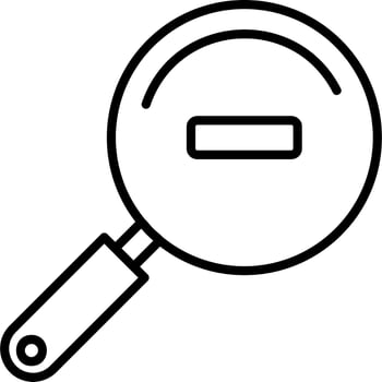 Zoom Out Vector Icon