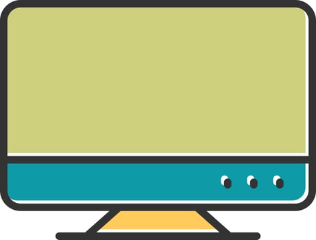 Monitor Vector Icon