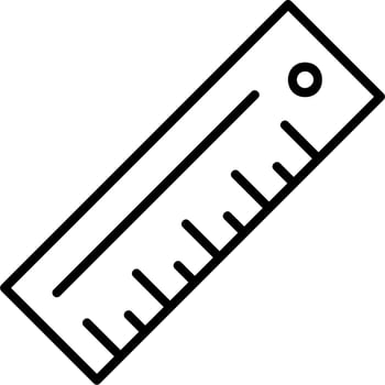 Ruler Vector Icon