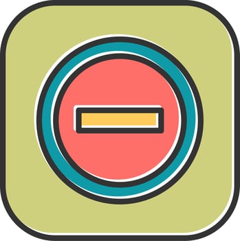 No Entry Vector Icon