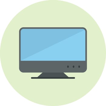 Monitor Vector Icon