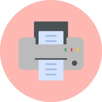 Printer Vector Icon