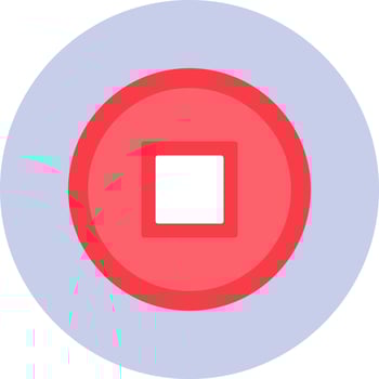 Stop Vector Icon