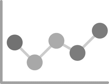Line Chart Vector Icon