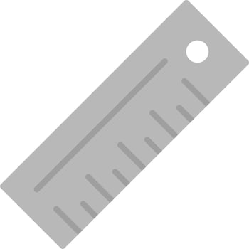 Ruler Vector Icon