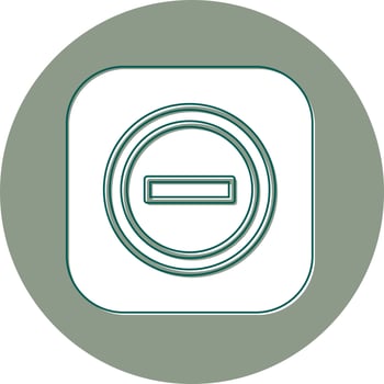 No Entry Vector Icon