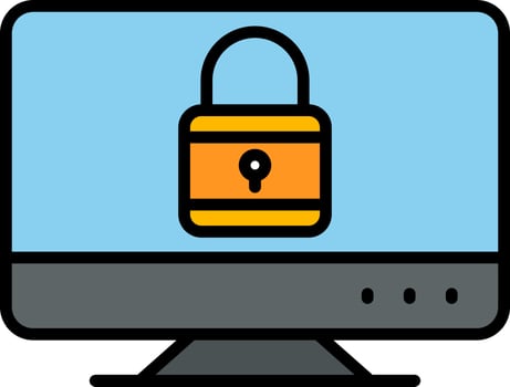 Lock Screen Vector Icon