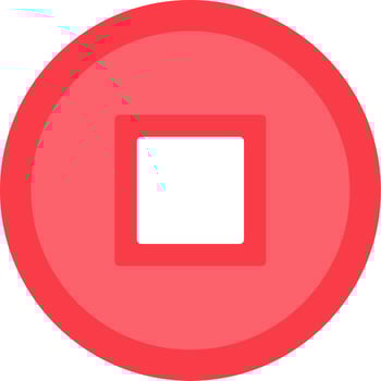 Stop Vector Icon
