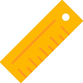 Ruler Vector Icon