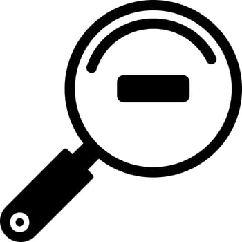 Zoom Out Vector Icon