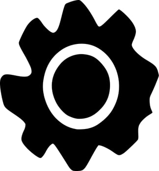 gear. web icon simple illustration vector