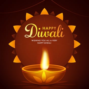 Indian festival of lights, Happy Diwali Concept. vector