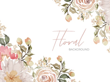 Creative Rose and Cherry Flowers with Leaves Decorated on White Background. vector