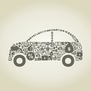 Abstraction on the topic of business vector