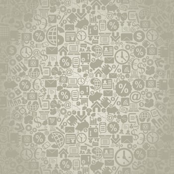 Background on a theme business. A vector illustration