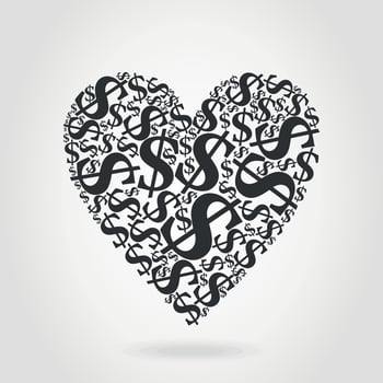 Abstraction on the topic of business vector