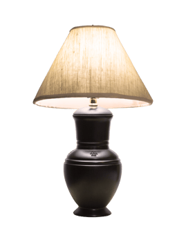 table lamp isolated with clipping path png