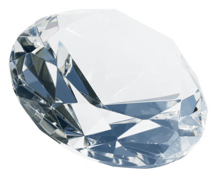 Close up of diamond gemstone isolated png
