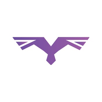 eagle bird d  brand, symbol, design, graphic, minimalist.logo vector