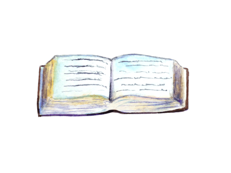 watercolor book abstract hand drawn png background.