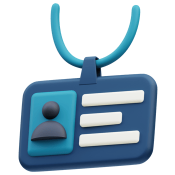 Id Card Business 3D Illustration png