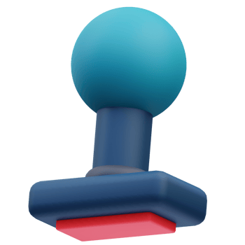 Stamp Business 3D Illustration png