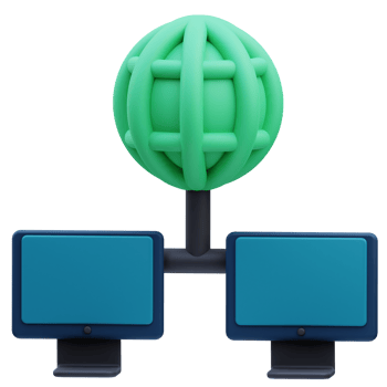 Global Connection Business 3D Illustration png