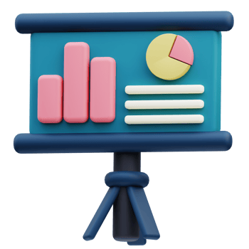 Presentation Business 3D Illustration png
