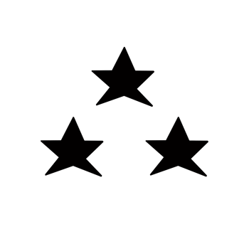 three star excellent good doodle organic line hand drawn png