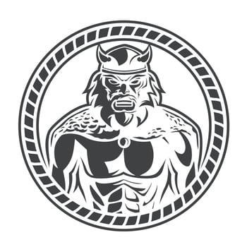 Viking Fitness and Bodybuilding Logo design inspiration vector