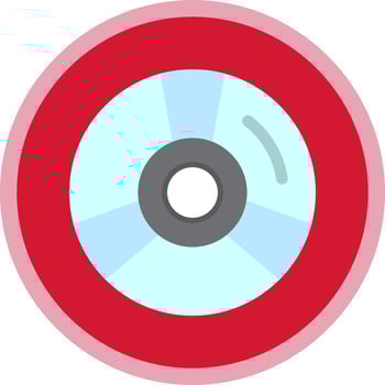 Blu Ray Vector Icon Design
