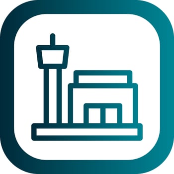 Airport Vector Icon Design