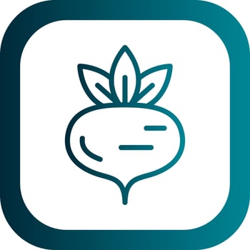 Beet Vector Icon Design