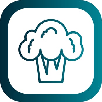 Broccoli Vector Icon Design
