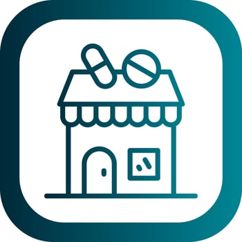 Medical Store Vector Icon Design