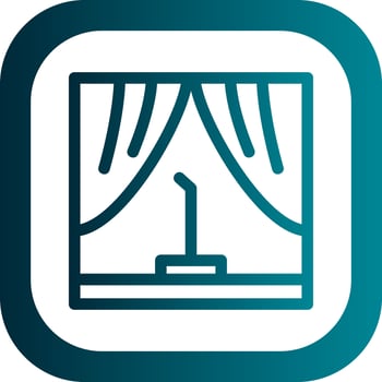Stage Vector Icon Design