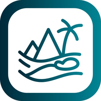 Desert Vector Icon Design