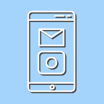 Unique Mobile Applications Vector Icon