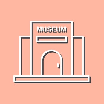 Museum Building Vector Icon