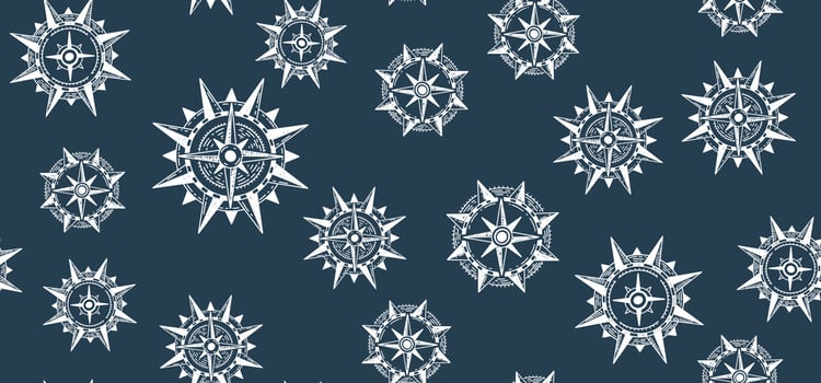 Compass Wind rose, pattern, hand drawn Illustration vector