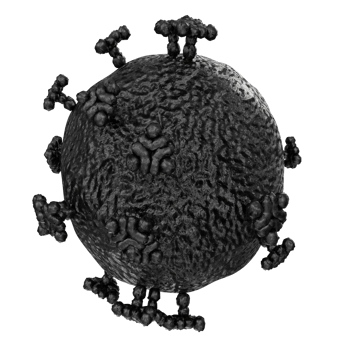 virus isolated on transparent background png
