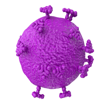 virus isolated on transparent background png