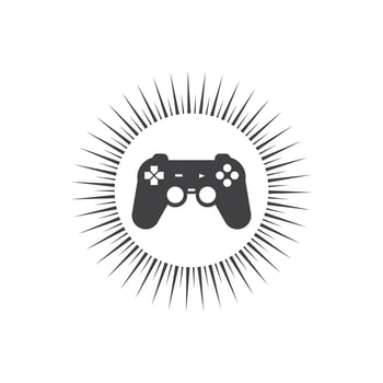 video game controller logo icon vector illustration