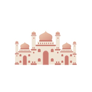 Vector illustration of islamic mosque