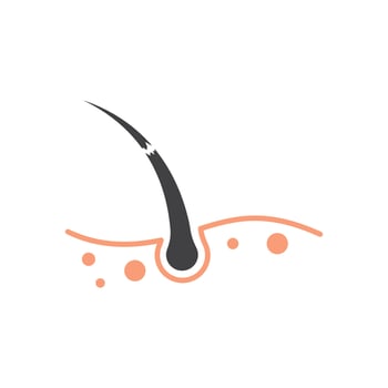 hair root icon vector illustration design