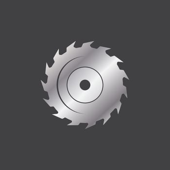 saw blade  logo icon vector illustration